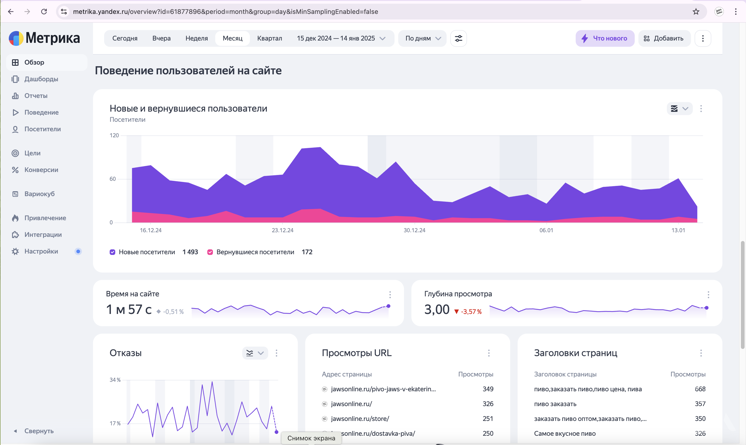 Jaws online интернет-магазин  - GrandActive